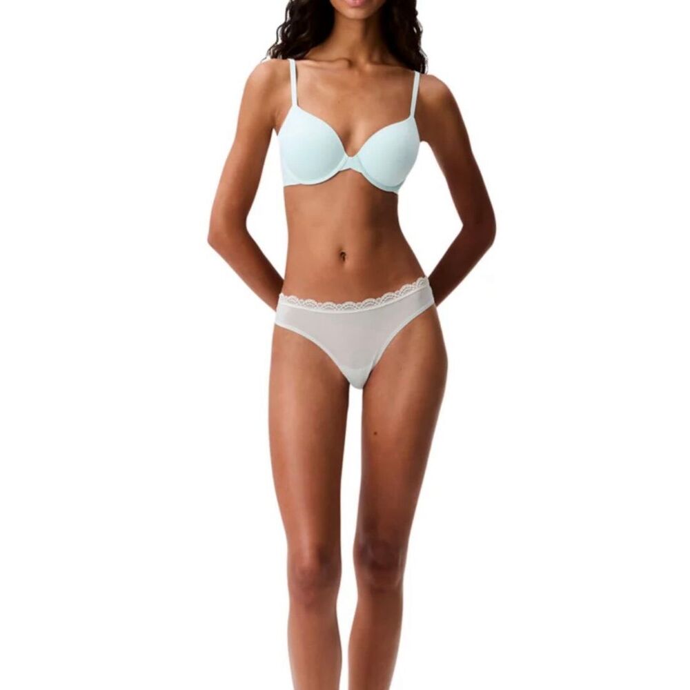 Calvin Klein Perfectly Fit Lightly Lined Full Coverage T-Shirt Bra Moonlight Jad - Picture 4 of 5